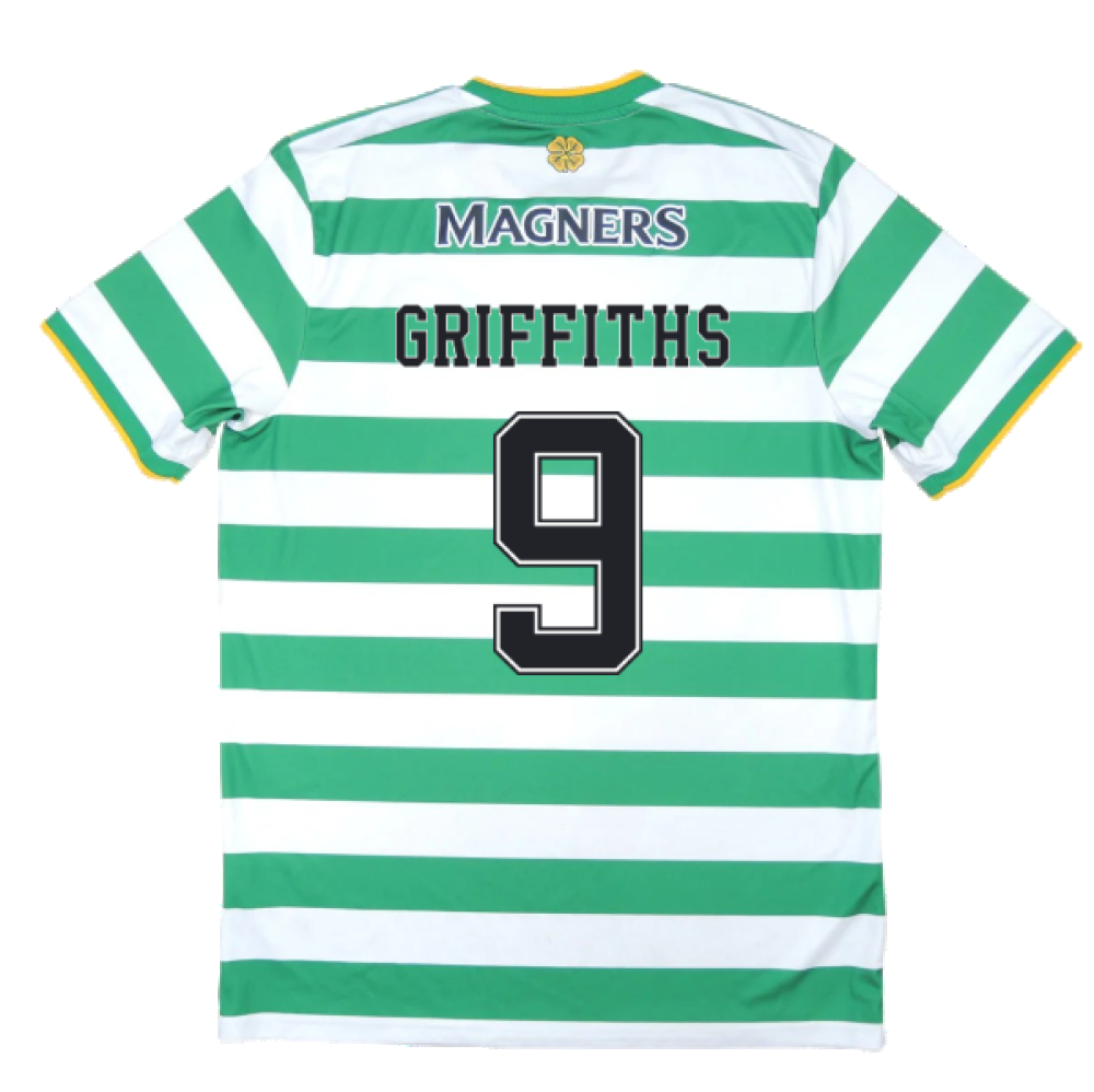 Celtic 2020-21 Home Shirt (Sponsorless) (L) (GRIFFITHS 9) (Excellent)_1