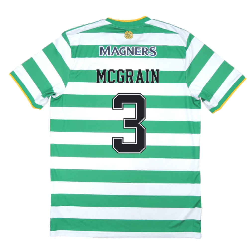 Celtic 2020-21 Home Shirt (Sponsorless) (L) (MCGRAIN 3) (Excellent)_1