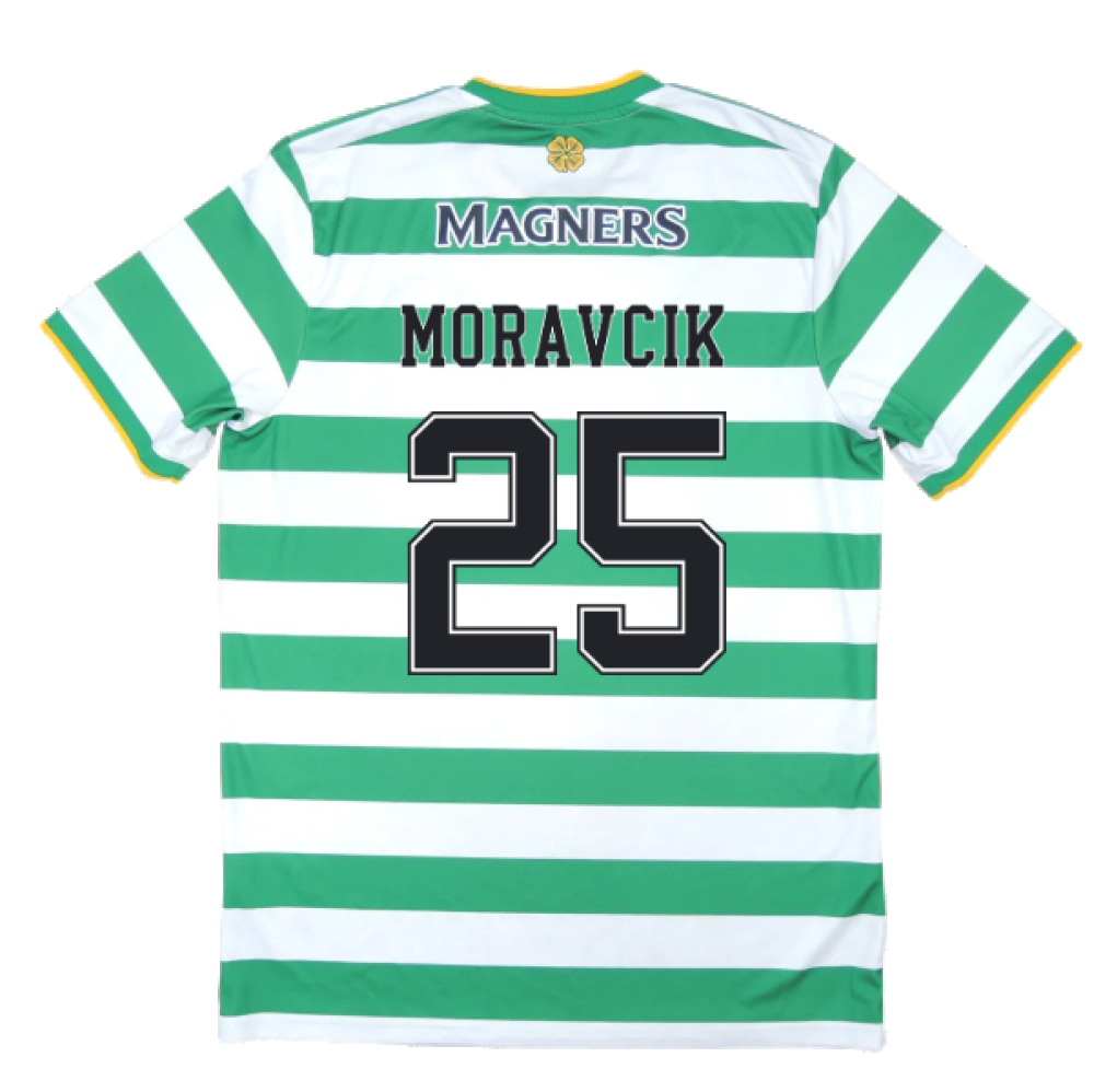 Celtic 2020-21 Home Shirt (Sponsorless) (L) (MORAVCIK 25) (Excellent)_1
