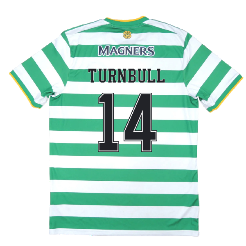 Celtic 2020-21 Home Shirt (Sponsorless) (L) (TURNBULL 14) (Excellent)_1