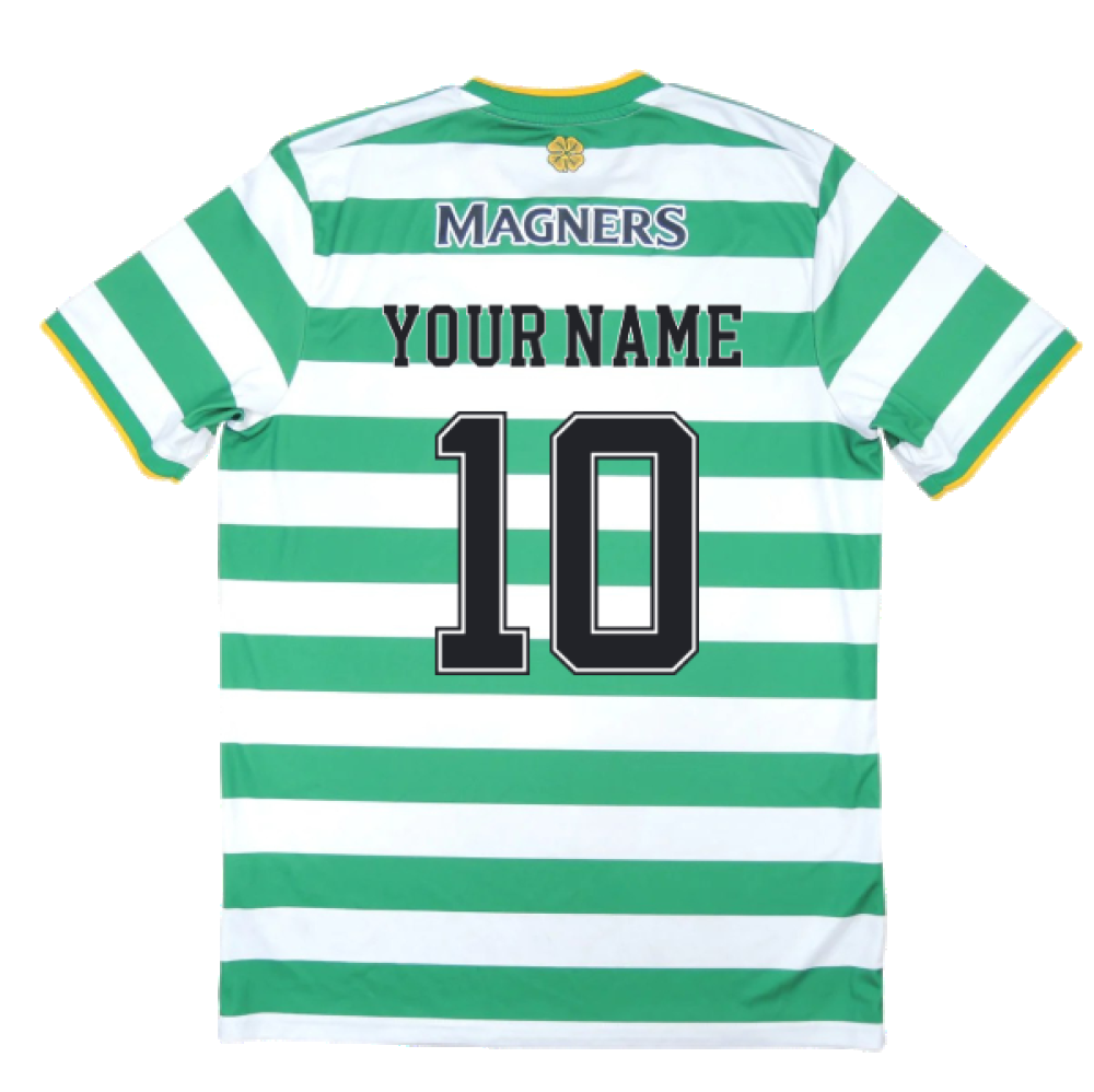 Celtic 2020-21 Home Shirt (Sponsorless) (L) (Your Name 10) (Excellent)_1