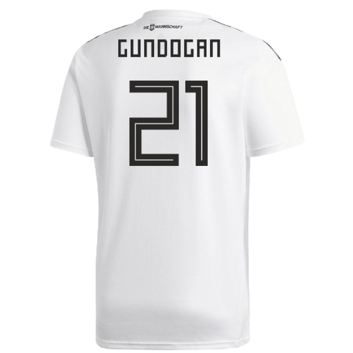 Germany 2018-19 Home Shirt ((Very Good) XL) (Gundogan 21)