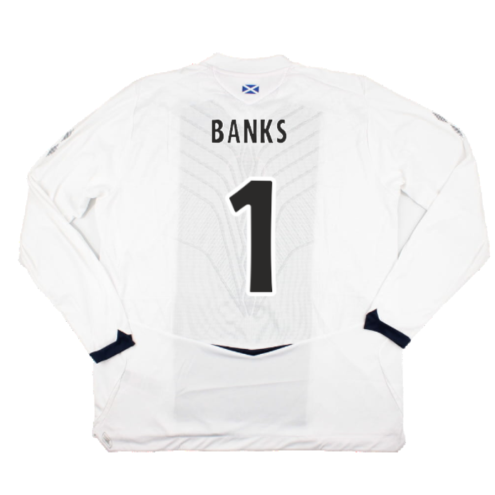 Hearts 2008-09 Long Sleeve Away Shirt (XXL) (Banks 1) (Mint)_1
