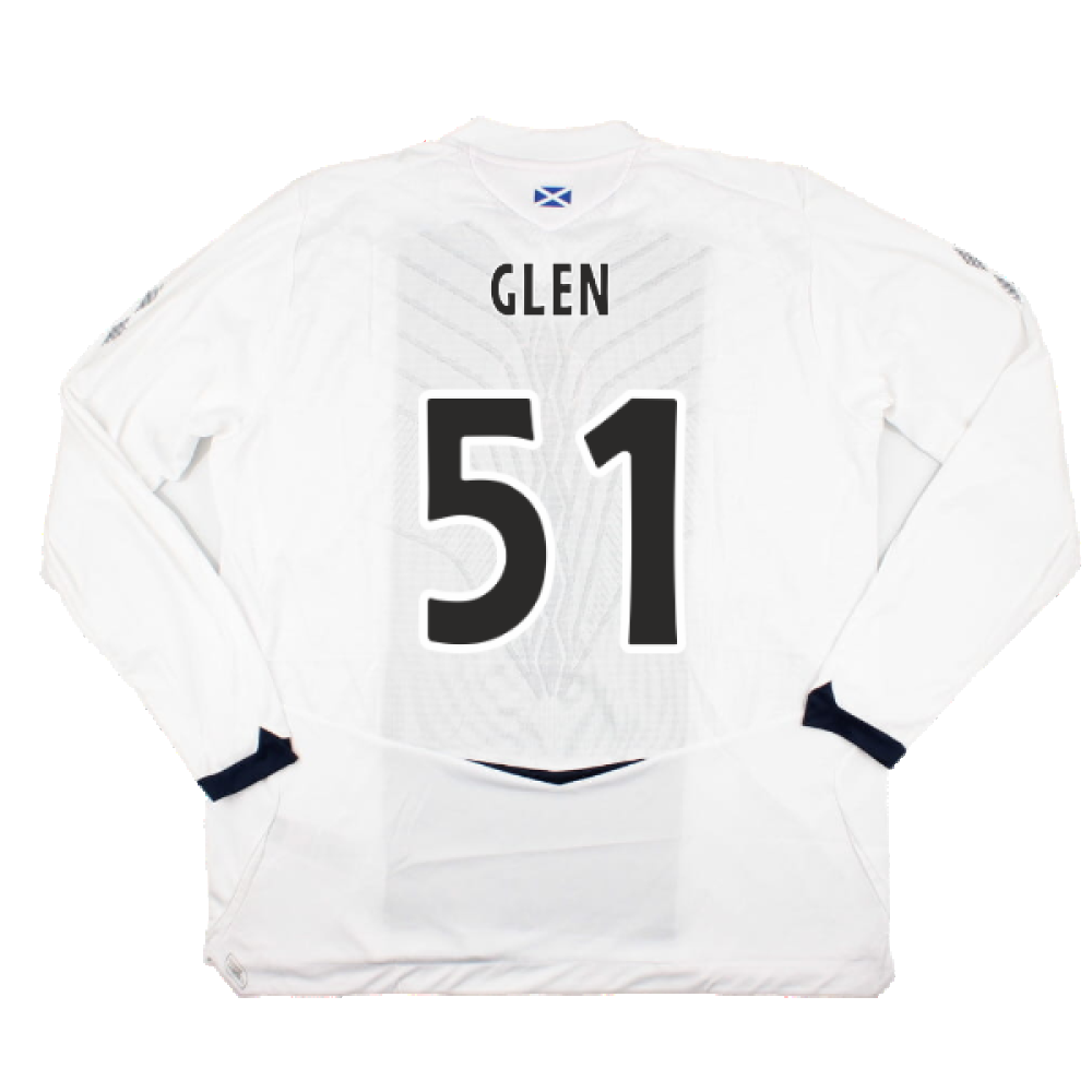 Hearts 2008-09 Long Sleeve Away Shirt (XXL) (Glen 51) (Mint)_1