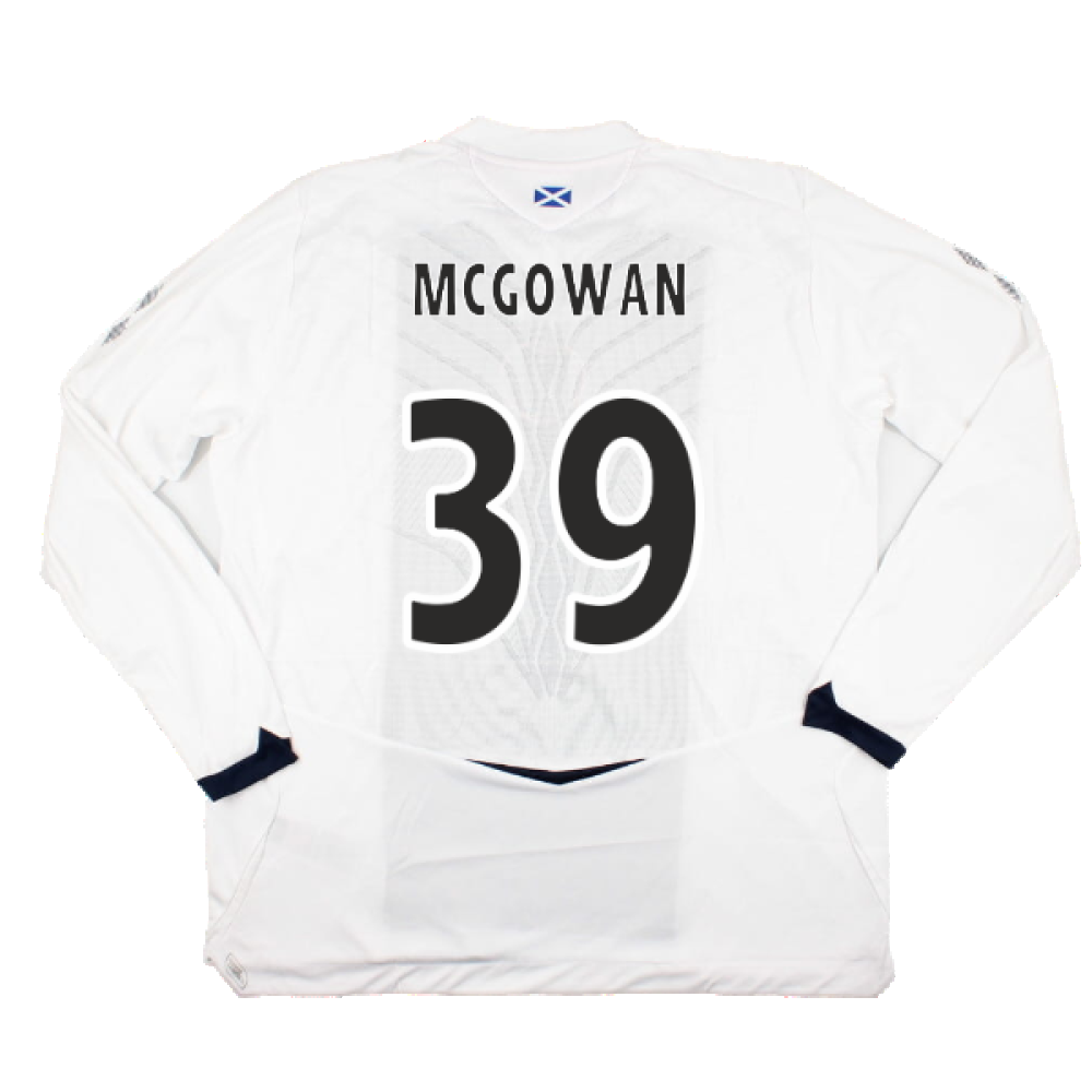 Hearts 2008-09 Long Sleeve Away Shirt (XXL) (McGowan 39) (Mint)_1