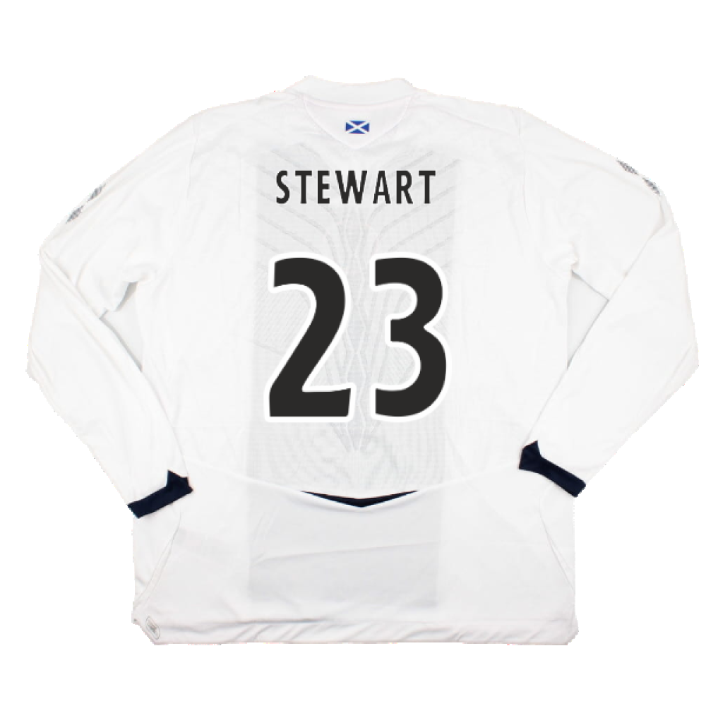 Hearts 2008-09 Long Sleeve Away Shirt (XXL) (Stewart 23) (Mint)_1