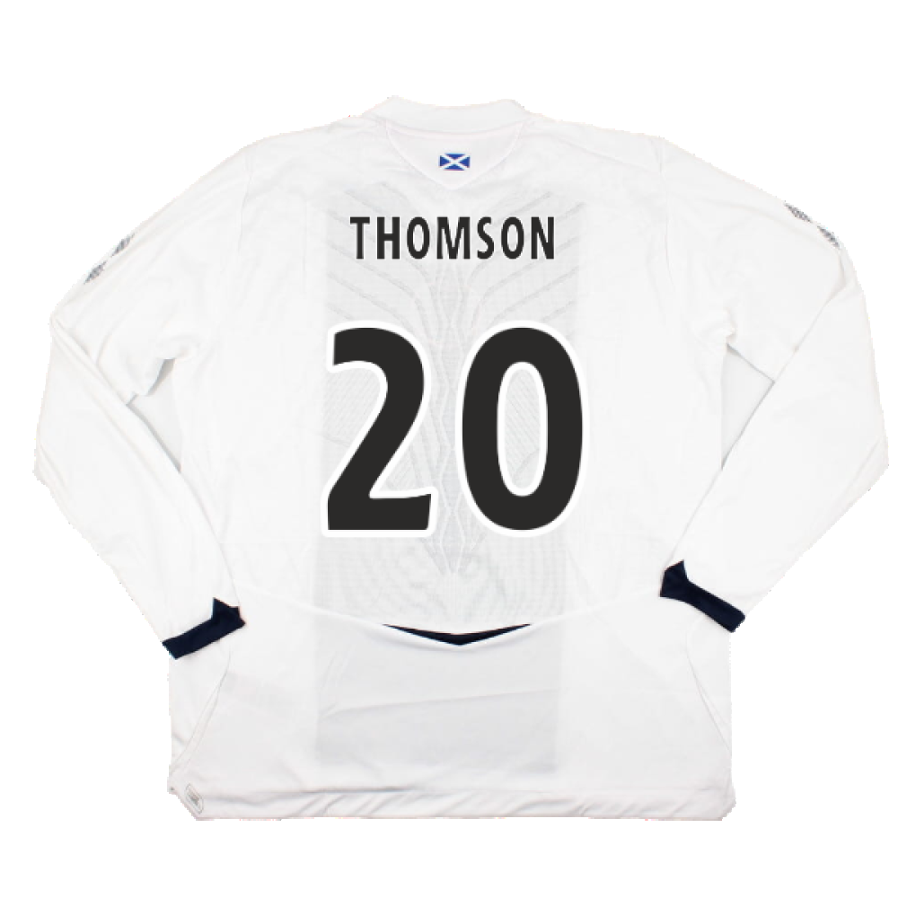 Hearts 2008-09 Long Sleeve Away Shirt (XXL) (Thomson 20) (Mint)_1