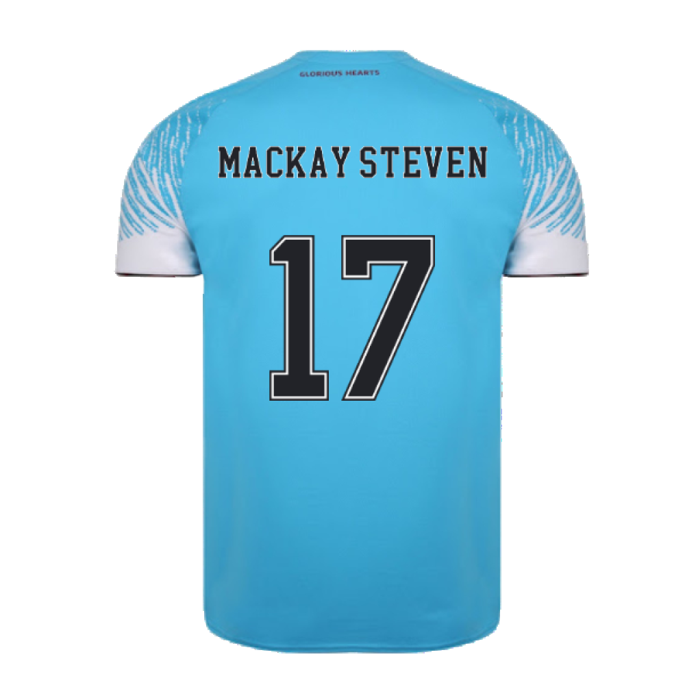 Hearts 2020-21 Away Shirt (S) (Mackay Steven 17) (Mint)_1