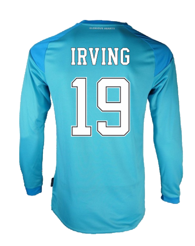 Hearts 2020-21 GK Home Long Sleeve Shirt (L) (Irving 19) (Excellent)_1