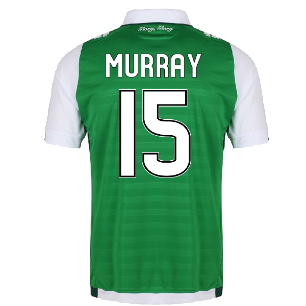 Hibernian 2017-18 Home Shirt ((Good) L) (Murray 15)_2