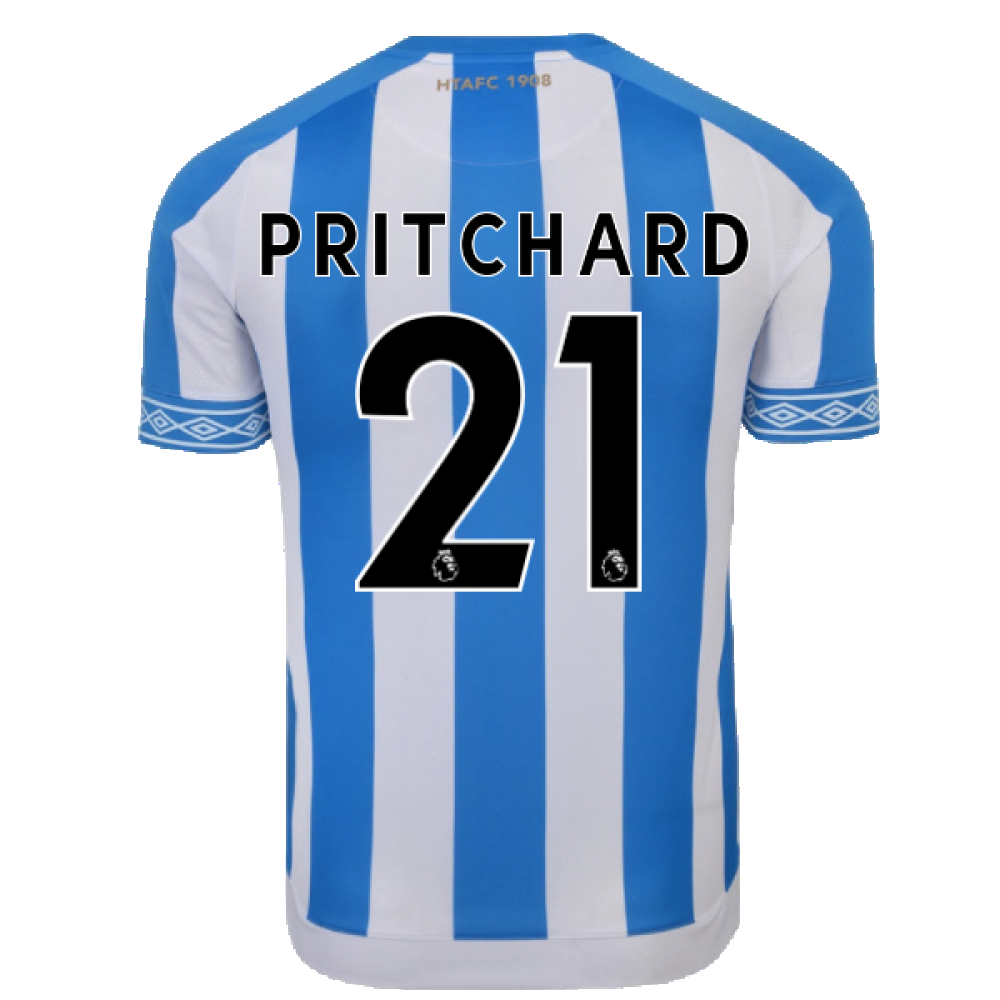 Huddersfield 2018-19 Home Shirt ((Excellent) M) (Pritchard 21)_0