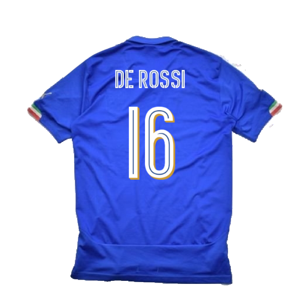 Italy 2014-16 Home (L) (DE ROSSI 16) (Very Good)_1