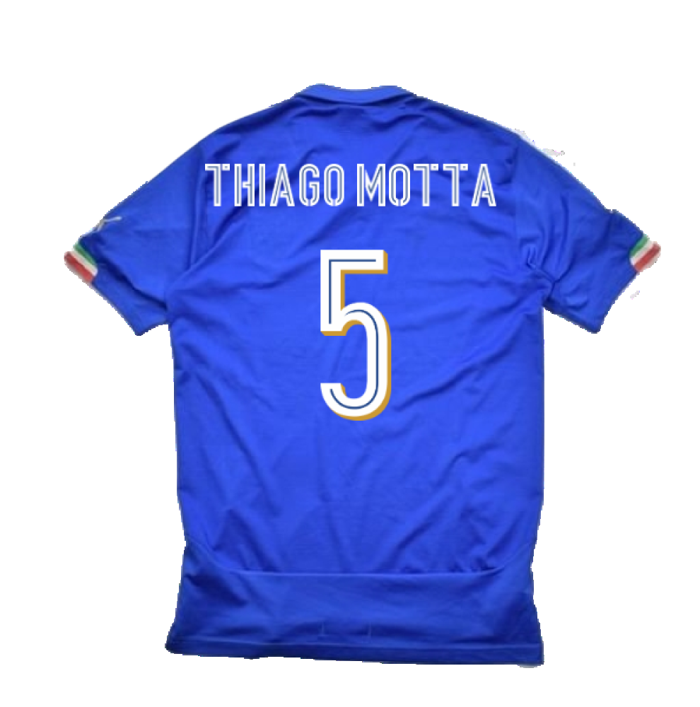 Italy 2014-16 Home (L) (THIAGO MOTTA 5) (Very Good)_1