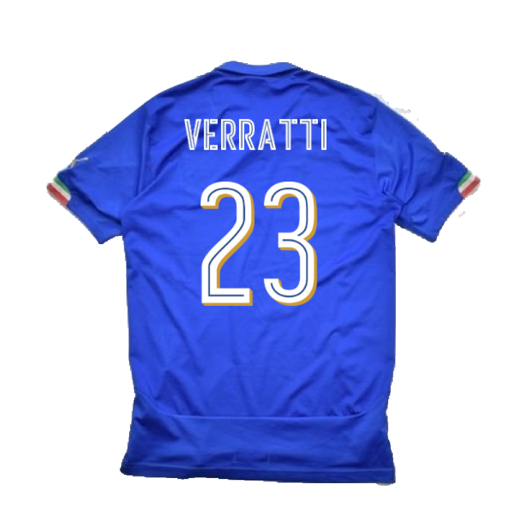 Italy 2014-16 Home (L) (VERRATTI 23) (Very Good)_1