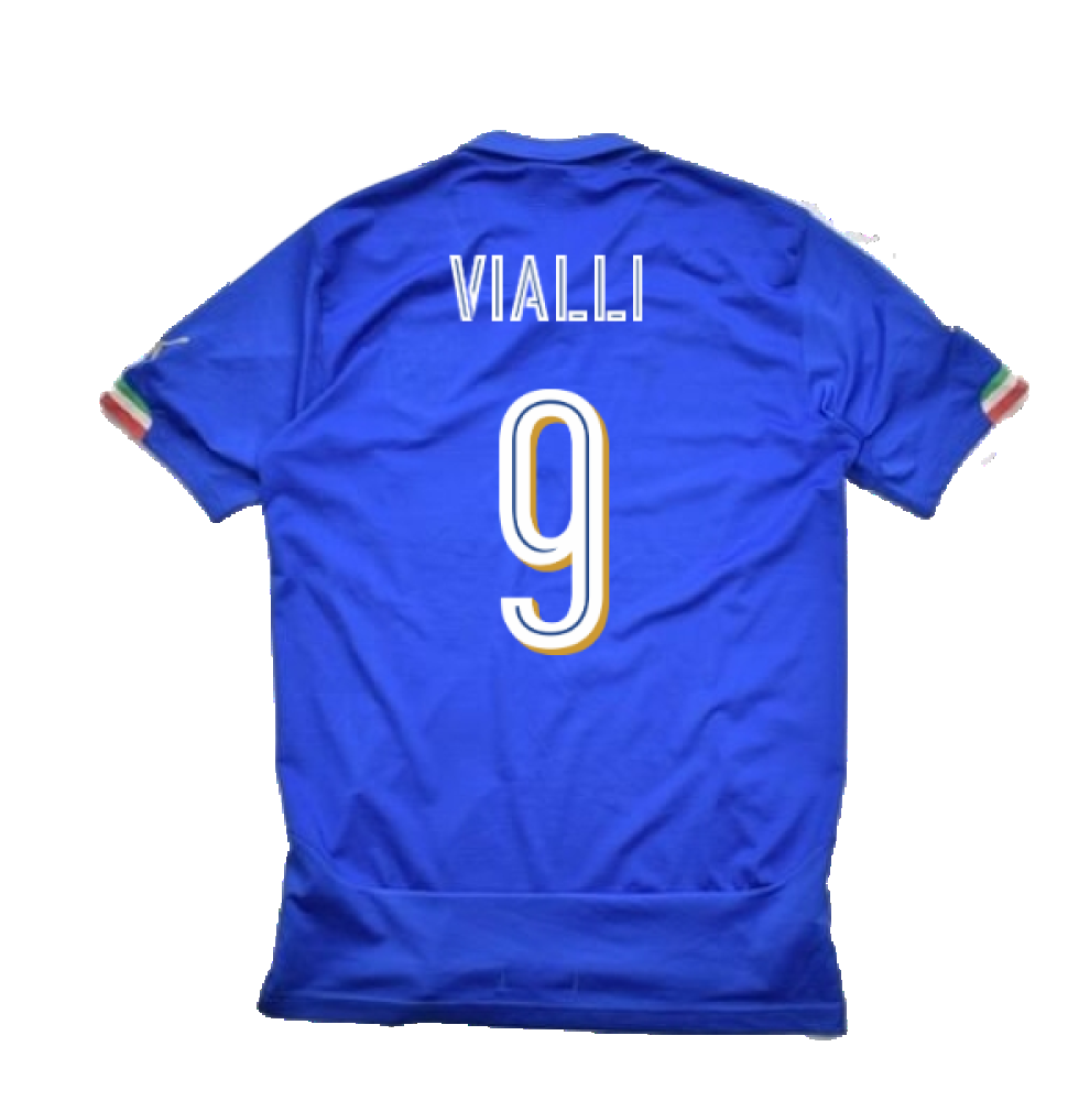 Italy 2014-16 Home (L) (VIALLI 9) (Very Good)_1