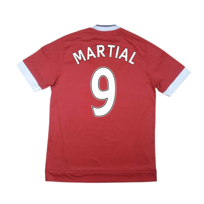 Manchester United 2015-16 Home Shirt ((Excellent) S) (Martial 9)