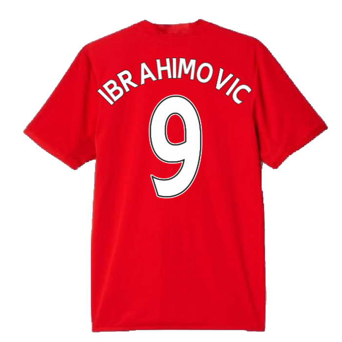 Manchester United 2016-17 Home Shirt ((Fair) M) (Ibrahimovic 9)