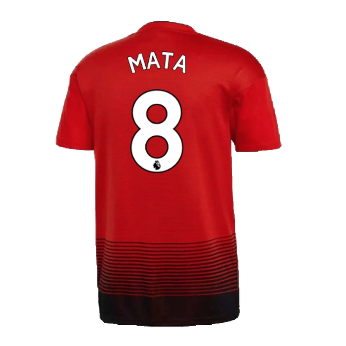 Manchester United 2018-19 Home Shirt ((Very Good) L) (Mata 8)