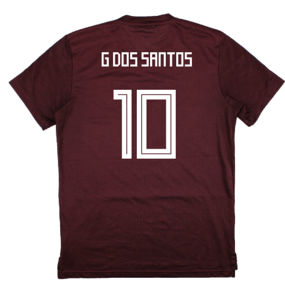 Mexico 2018-19 Adidas Training Shirt (S) (G Dos Santos 10) (Excellent)_1