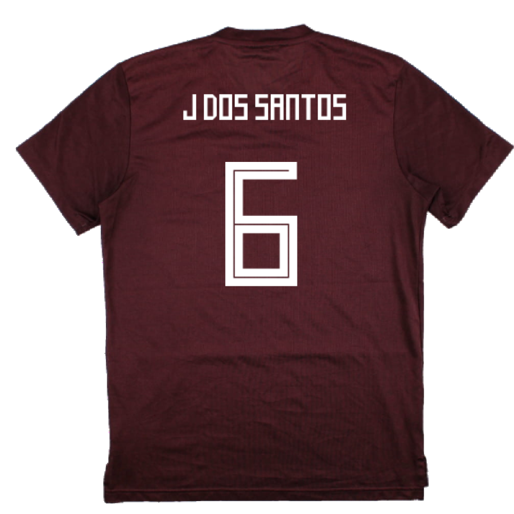 Mexico 2018-19 Adidas Training Shirt (S) (J Dos Santos 6) (Excellent)_1