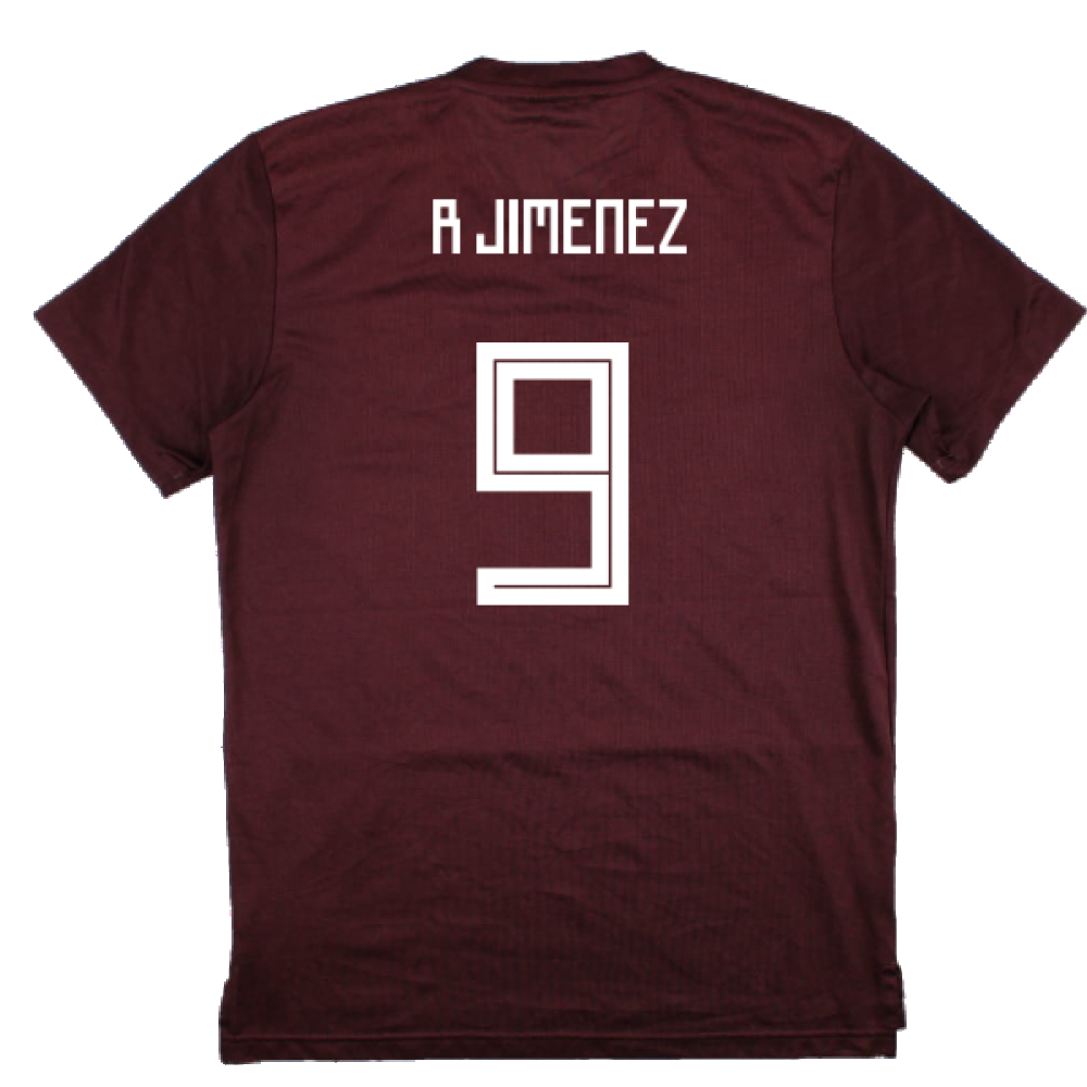Mexico 2018-19 Adidas Training Shirt (S) (R Jimenez 9) (Excellent)_1