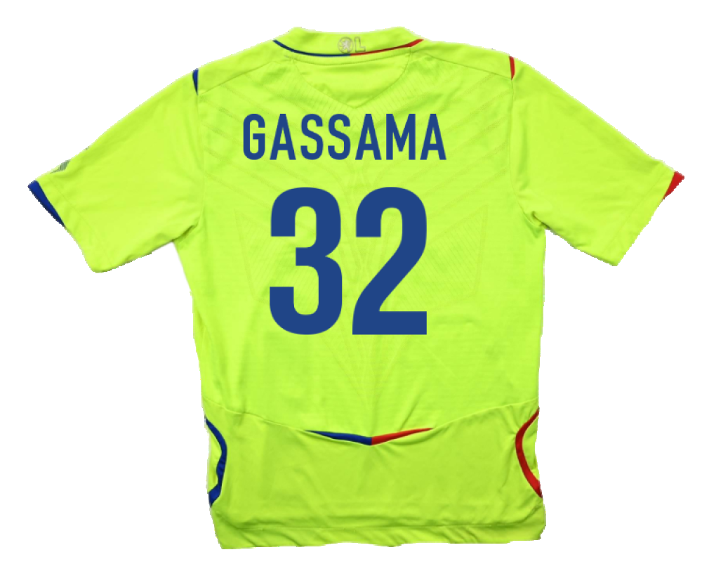 Olympique Lyon 2008-09 Third Shirt (S) (Gassama 32) (Fair)_1