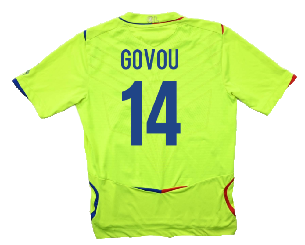Olympique Lyon 2008-09 Third Shirt (S) (Govou 14) (Fair)_1