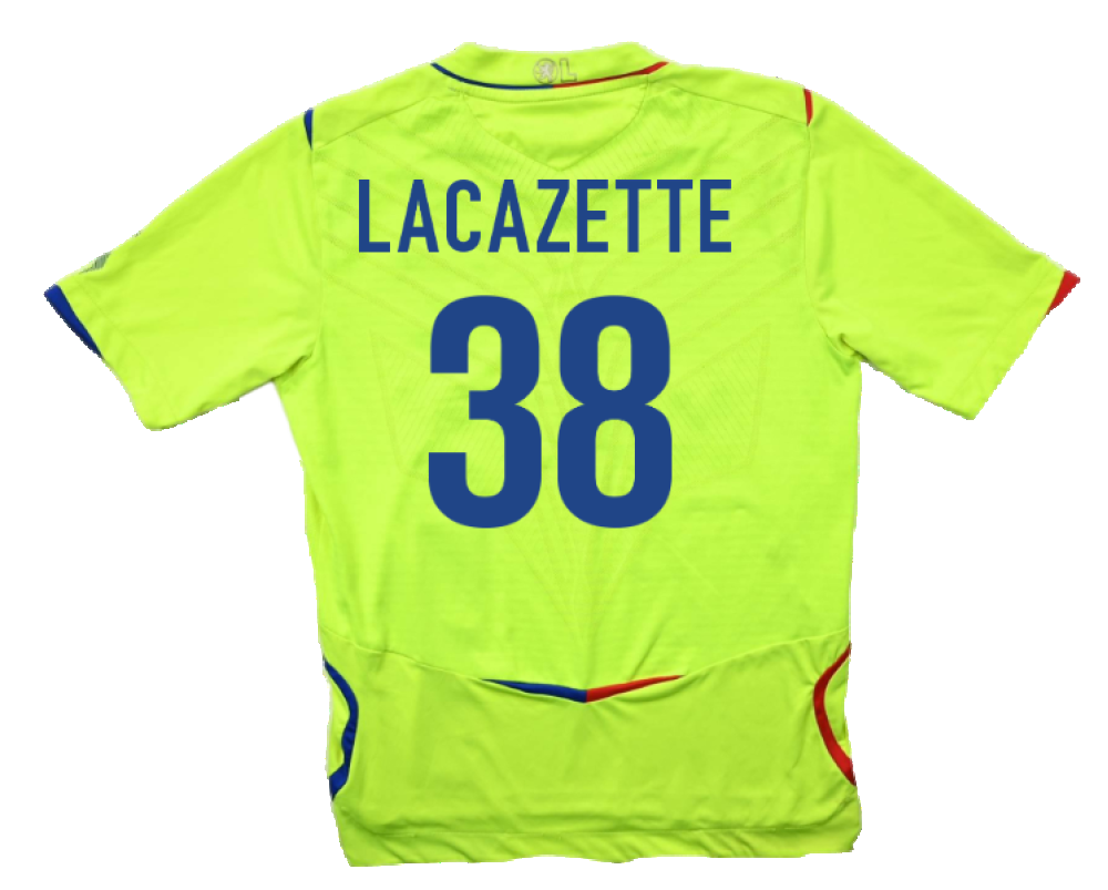 Olympique Lyon 2008 09 Third Shirt S Lacazette 38 Fair