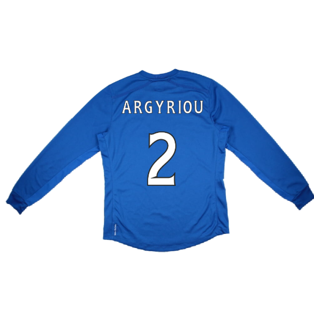 Rangers 2012-13 Long Sleeve Home Shirt (S) (Argyriou 2) (Excellent)_1