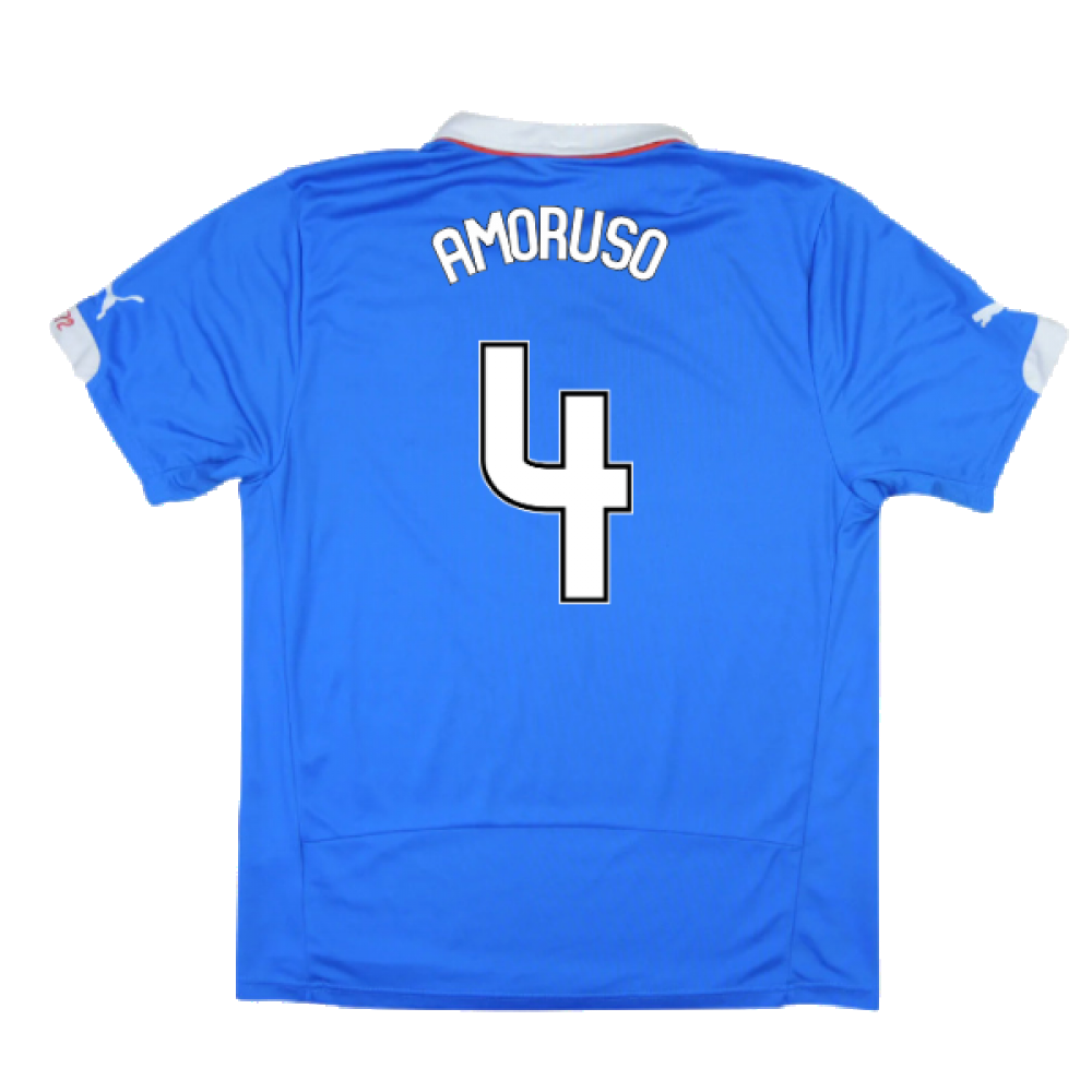 Rangers 2014-15 Home Shirt ((Excellent) L) (AMORUSO 4)_0