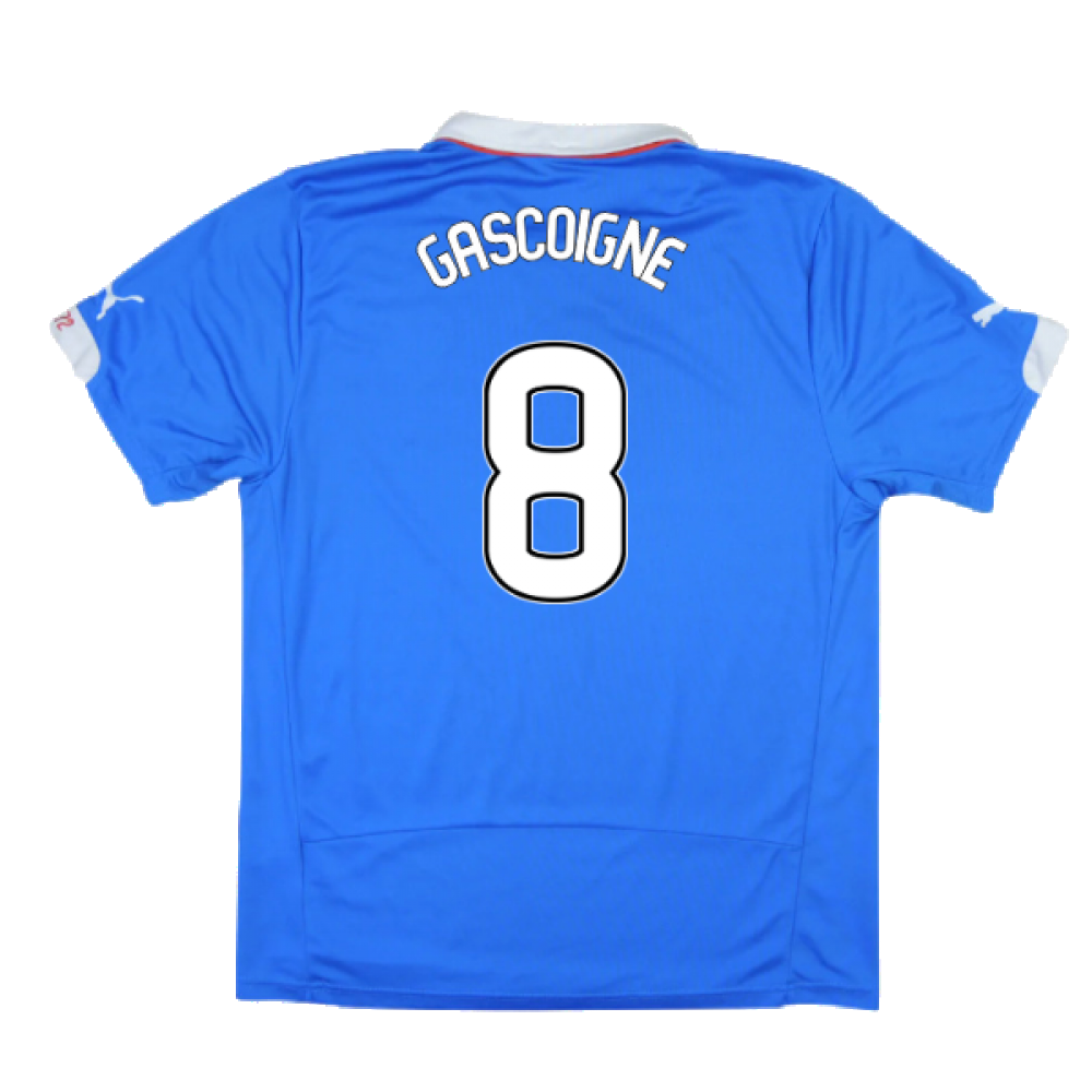 Rangers 2014-15 Home Shirt ((Excellent) L) (GASCOIGNE 8)_0