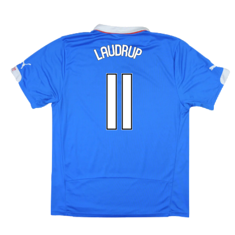 Rangers 2014-15 Home Shirt ((Excellent) L) (LAUDRUP 11)_0
