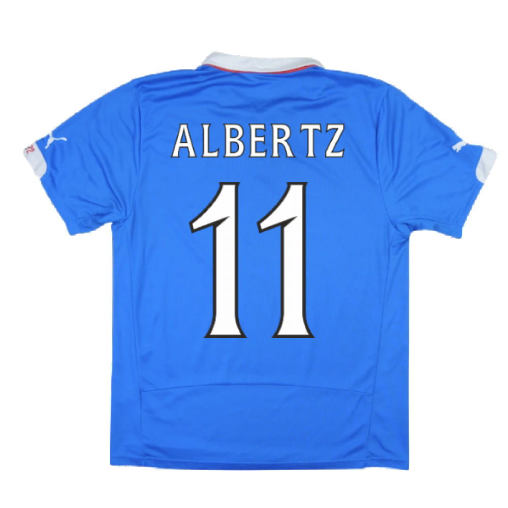 Rangers 2014-15 Home Shirt ((Very Good) M) (ALBERTZ 11)_0