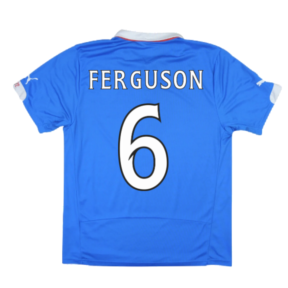 Rangers 2014-15 Home Shirt ((Very Good) M) (FERGUSON 6)_0