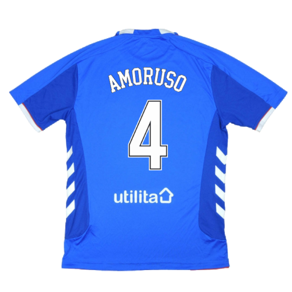Rangers 2018-19 Home Shirt ((Excellent) L) (AMORUSO 4)_0