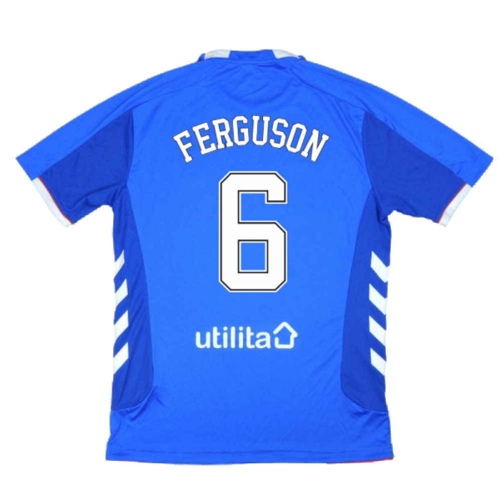 Rangers 2018-19 Home Shirt ((Excellent) L) (FERGUSON 6)_0