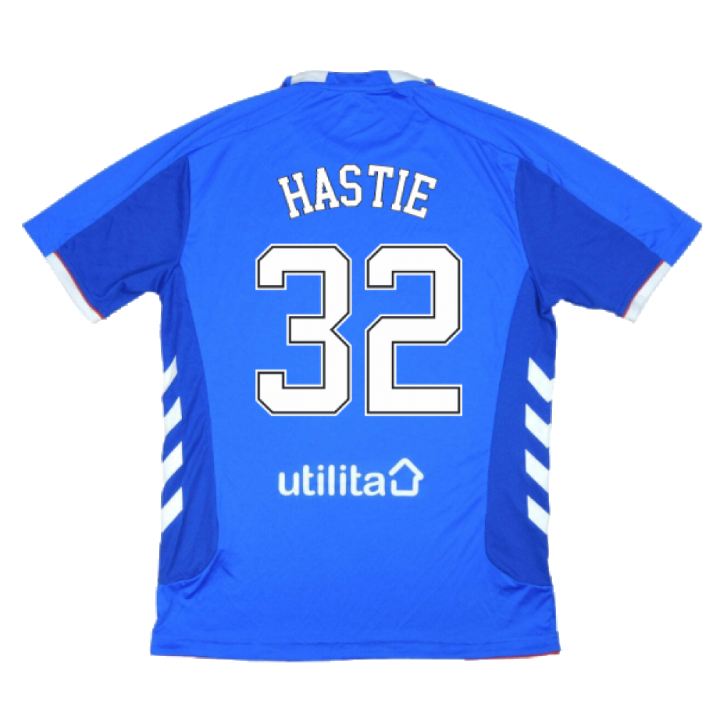 Rangers 2018-19 Home Shirt ((Excellent) L) (Hastie 32)_0