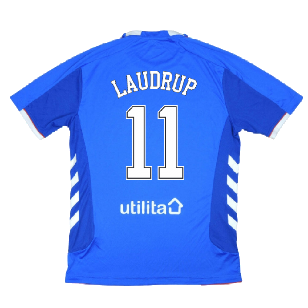 Rangers 2018-19 Home Shirt ((Excellent) L) (LAUDRUP 11)_0
