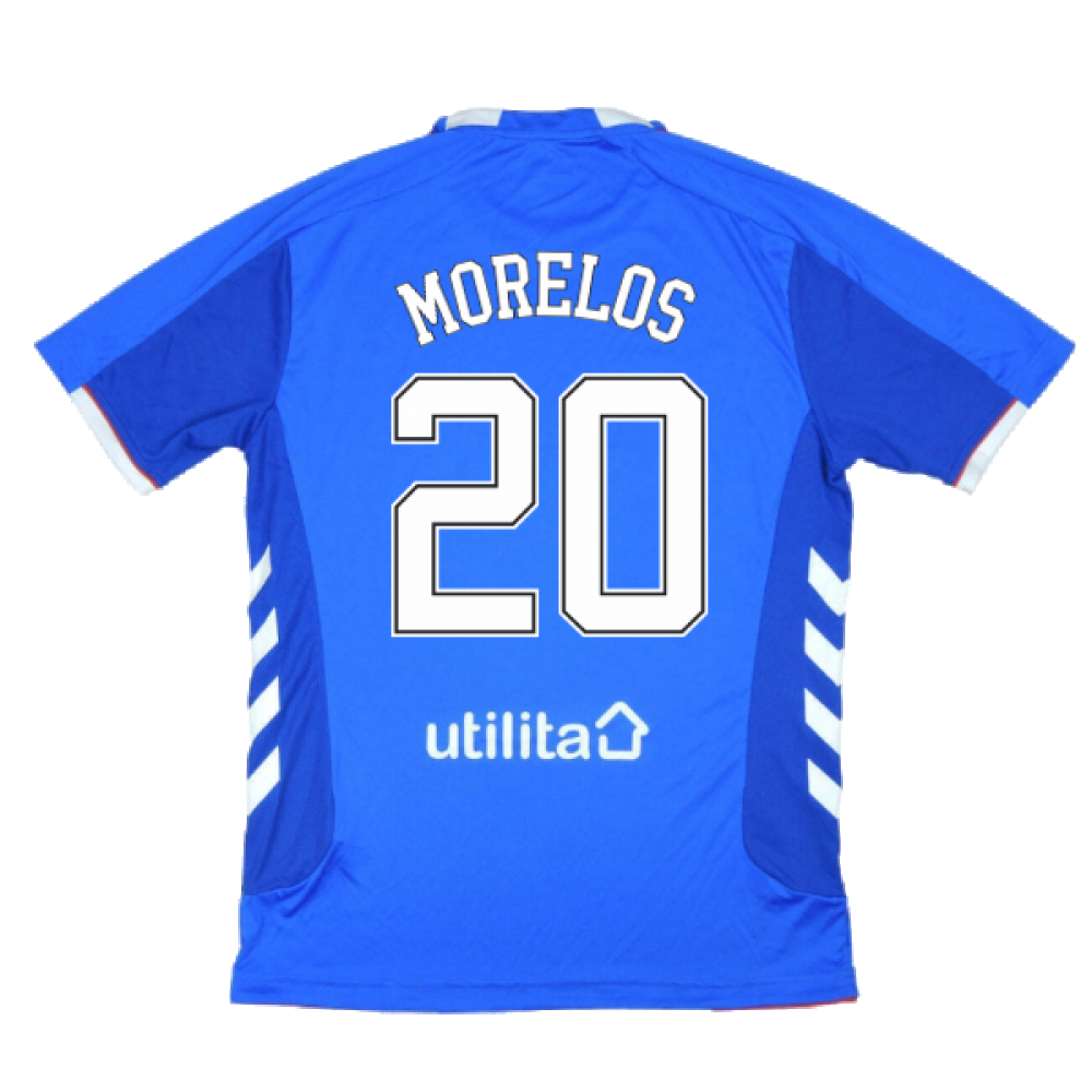 Rangers 2018-19 Home Shirt ((Excellent) L) (MORELOS 20)_0