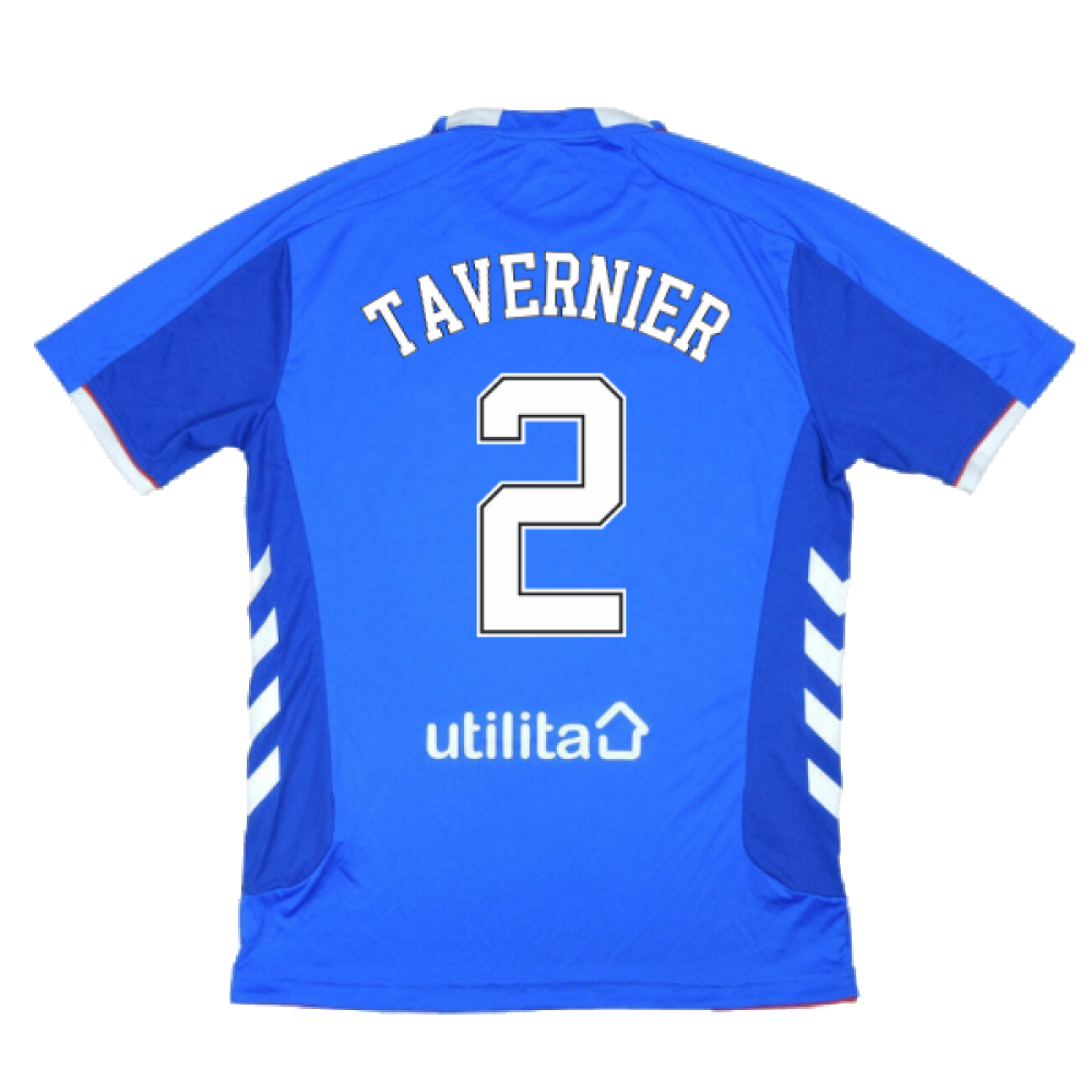 Rangers 2018-19 Home Shirt ((Excellent) L) (TAVERNIER 2)_0