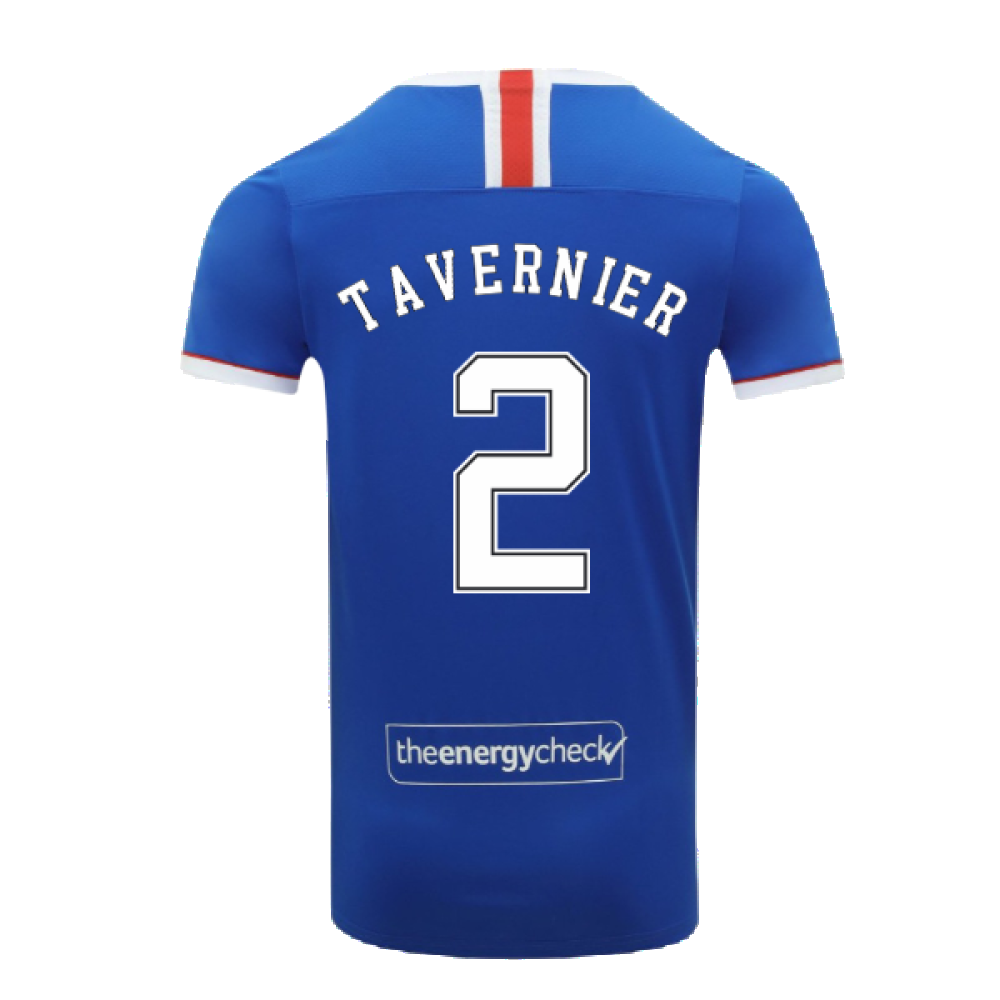 Rangers 2020-21 Home Shirt (XL) (TAVERNIER 2) (Mint)_1