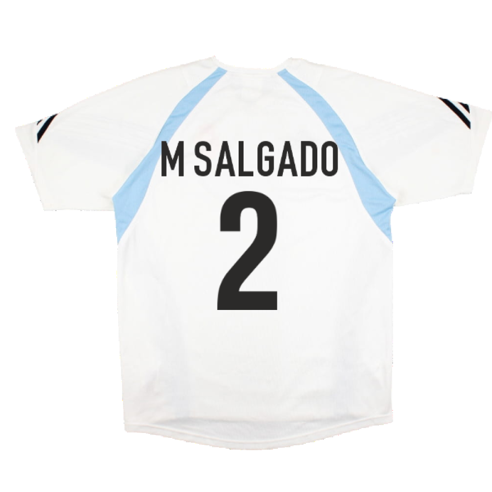Real Madrid 2003-04 Adidas Training Shirt (L) (M Salgado 2) (Excellent)_1