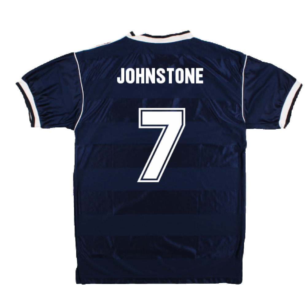 Scotland 1986-88 Score Draw Retro Home Shirt (M) (JOHNSTONE 7) (Excellent)_1
