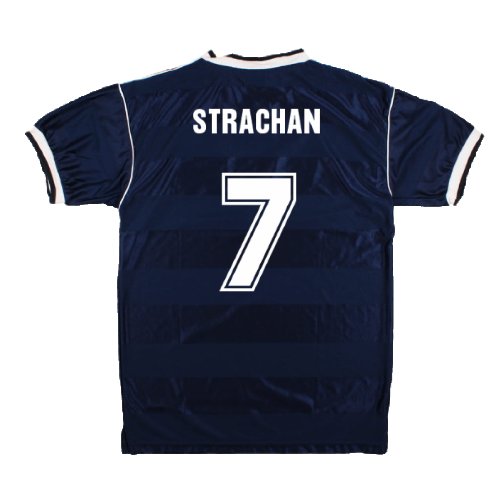 Scotland 1986-88 Score Draw Retro Home Shirt (M) (Strachan 7) (Excellent)_1