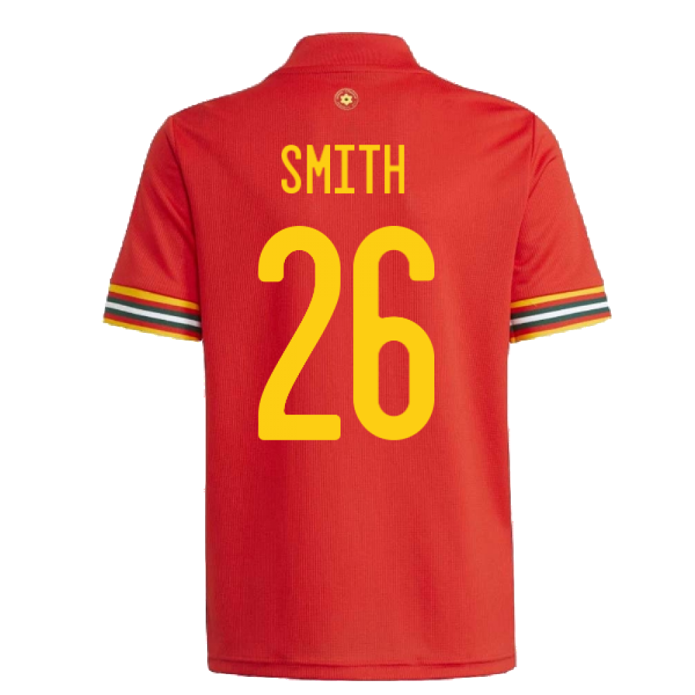 Wales 2020-21 Home Shirt ((Very Good) 3XL) (SMITH 26)_2