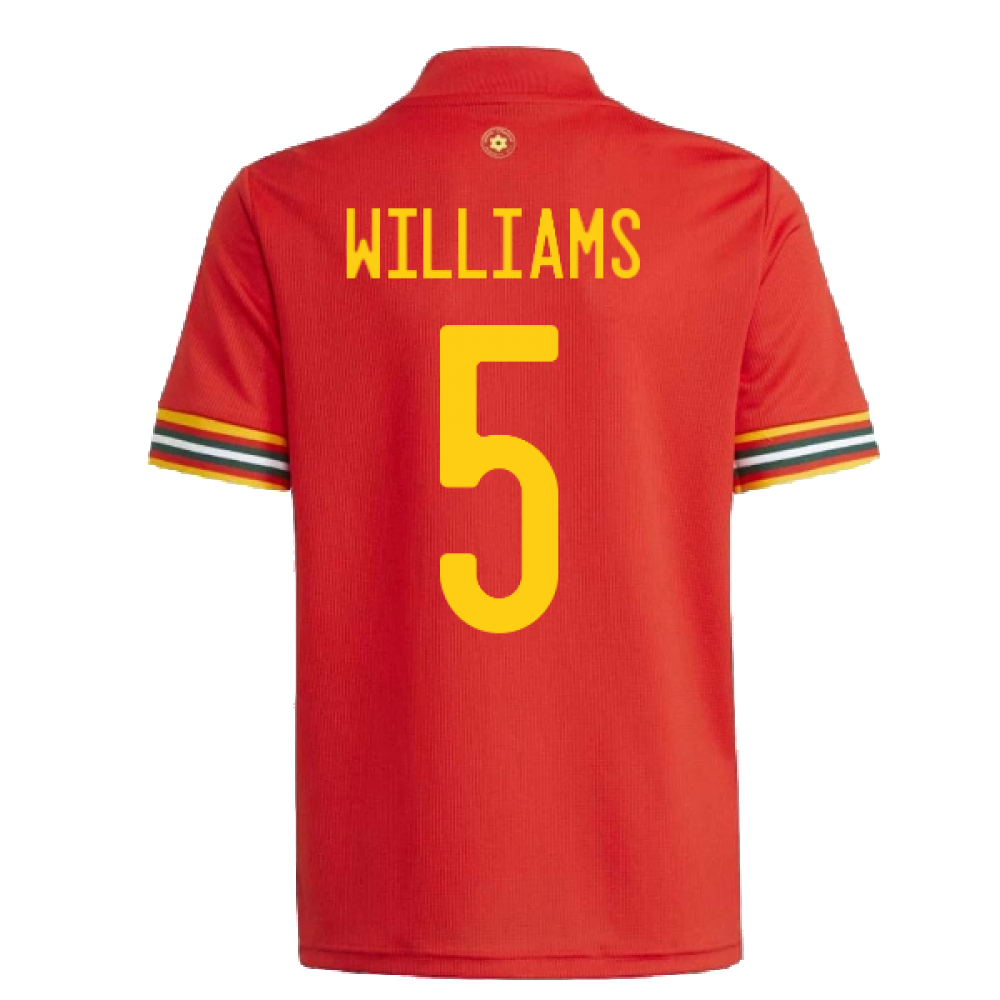 Wales 2020-21 Home Shirt ((Very Good) 3XL) (WILLIAMS 5)_2