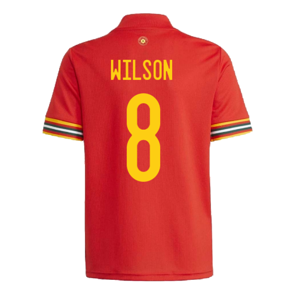 Wales 2020-21 Home Shirt ((Very Good) 3XL) (WILSON 8)_2