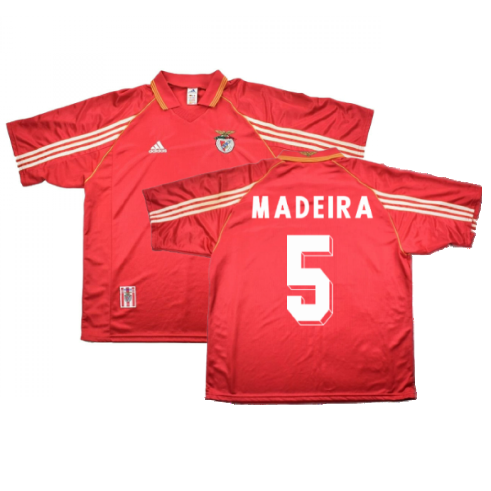 1998-1999 Benfica Home Shirt (Sponsorless) ((Excellent) XL) (Madeira 5)