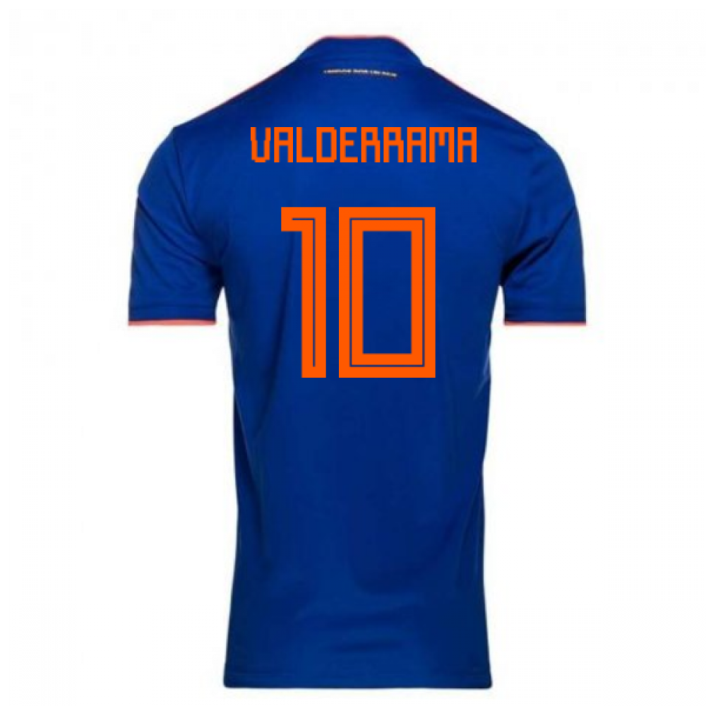 2018-2019 Colombia Away Adidas Football Shirt (Valderrama 10) - Kids_0