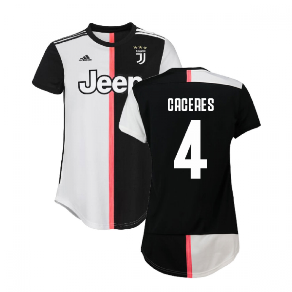 2019-2020 Juventus Adidas Home Womens Shirt (Caceres 4)